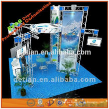 soporte de exhibición cosmético de acrílico con la muestra que cuelga para las cabinas de la expo de Shangai